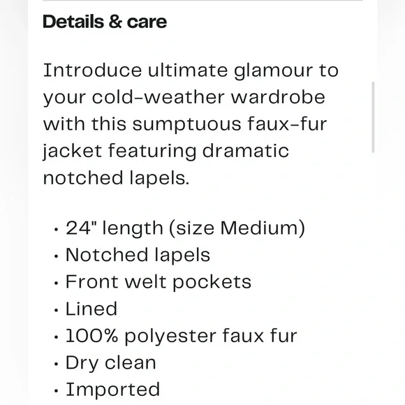 New! Sam Edelman Notched Lapel Women's Gray Faux Fur Coat Size XL - Picture 2 of 15